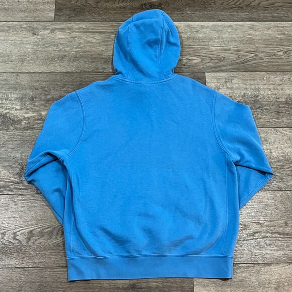 Nike JDI 'Just Do It' Fleece Pullover Hoodie - UNC Blue Men's Size Medium - Picture 4 of 5